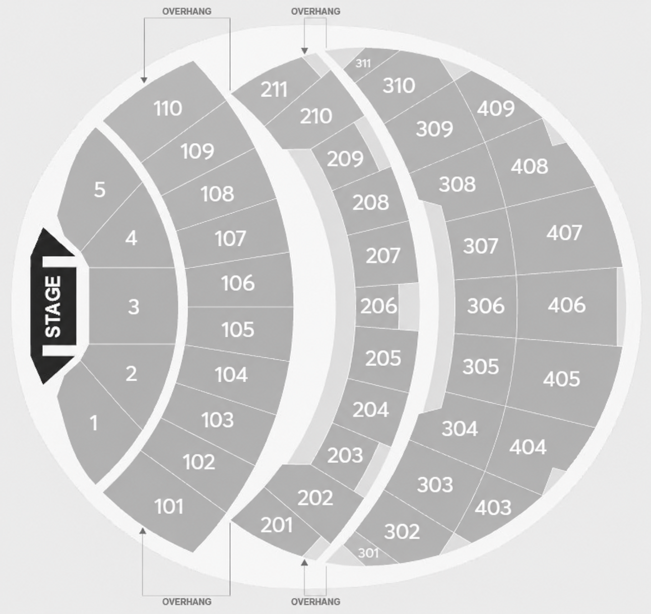 Venue seating plan